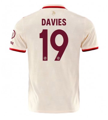 Bayern Munich Alphonso Davies #19 Tredjetröja 2024-25 Kortärmad